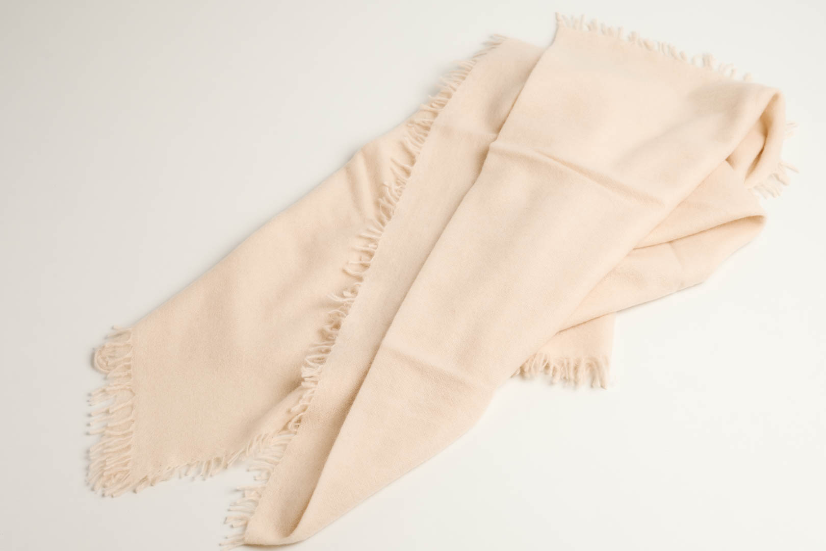 Thumbnail for Pure Cashmere shawl- Soft Pearl 